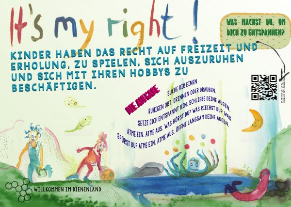 Illustration zum Kinderrecht auf Spiel und Freizeit